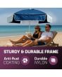 Kemp USA Polyester Fabric Navy/White 6' Umbrella