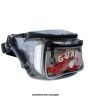 Kemp USA Hip Pack with Mesh Drain and GUARD Logo, Clear