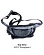 Kemp USA Hip Pack with Mesh Drain and GUARD Logo, Clear