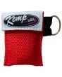 Kemp USA CPR Face / Mouth Disposable Shield in Keychain Pouch