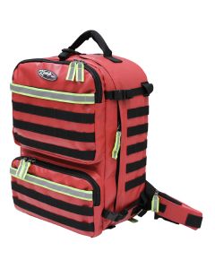 Kemp USA Premium Rescue & Tactical EMS Bag, Red Tarpaulin