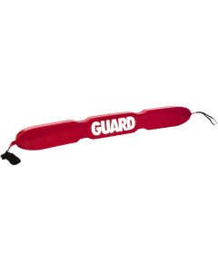 Kemp USA 53" Cut-a-way Rescue Tube with GUARD Logo, Red
