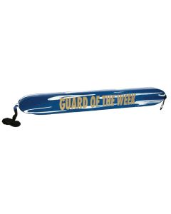 Kemp USA 50" Rescue Tube with GUARD OF THE WEEK Logo, Royal Blue with White Splash