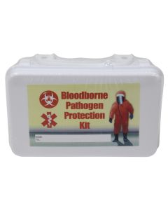 Kemp USA Bloodborne Pathogen Kit in Plastic Case