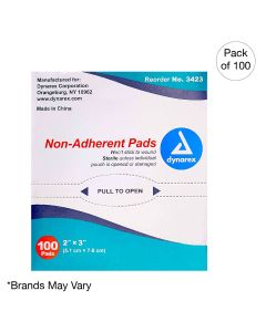 Non-Adherent Pad, Sterile, 2" x 3" (12 boxes of 100 pcs)