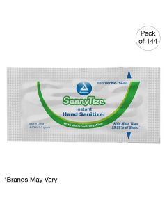 Instant Hand Sanitizer, 0.9 Gram Packets (12 boxes of 144 pcs)