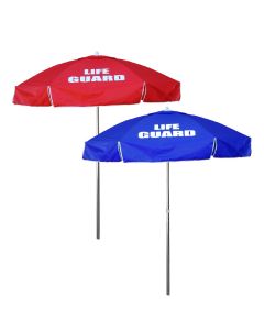 Kemp USA Polyester Soft Fabric 6' Umbrella with LIFE GUARD Logo