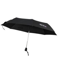 Kemp USA Automatic Travel Umbrella, Auto Open / Close, Compact, Black