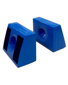 Kemp USA Pediatric Head Immobilizer Blocks (Pair), Royal Blue