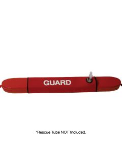 Kemp USA Rescue Tube Cover with Seal Easy Mask Hole and GUARD logo, Red