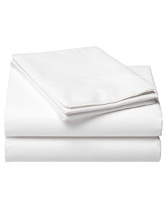 White Bedding Flat Sheets (54x90)