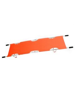 Kemp USA Folding Pole Stretcher, Orange