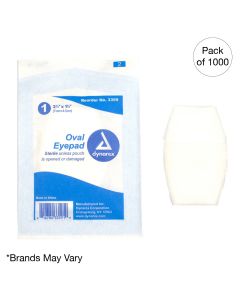 Oval Eye Pad (bulk packaging of 1000 pcs)